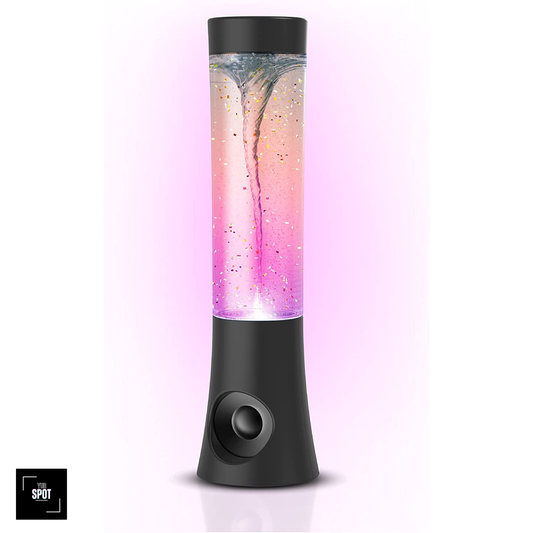 Tornado Bluetooth Speaker - Dual Speaker Connection, LED Light Show, Bass Boost, Portable for Home and Outdoor Fun!"